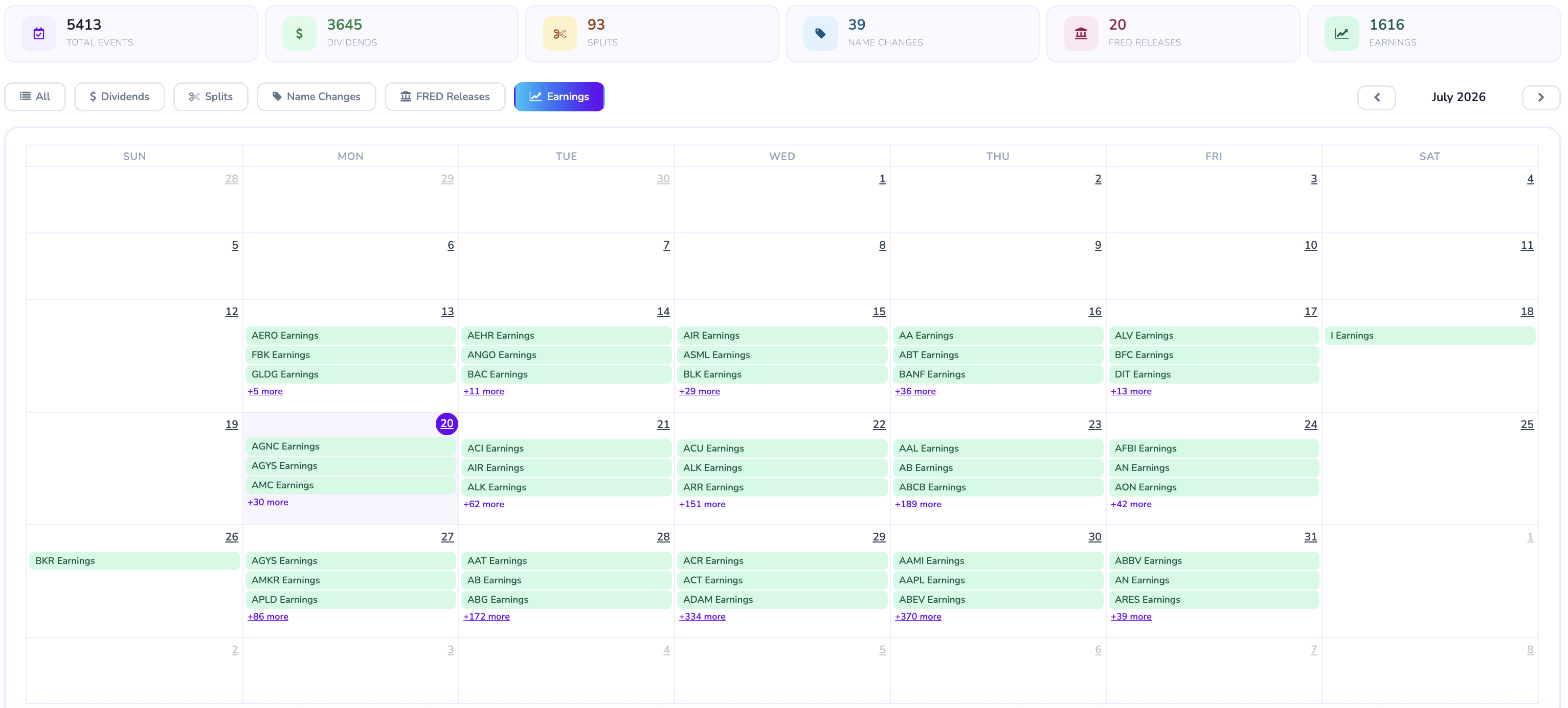 Calendar